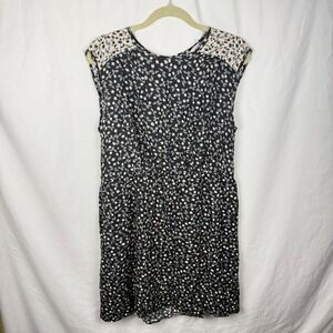 John Lewis Weekend‎ Collection Dark Floral Sleeveless Dress 16 Summer Whimsigoth